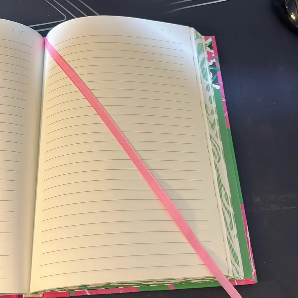 NWT Geranium Leaf Pink/Green Lined Journal - DVF for Target
